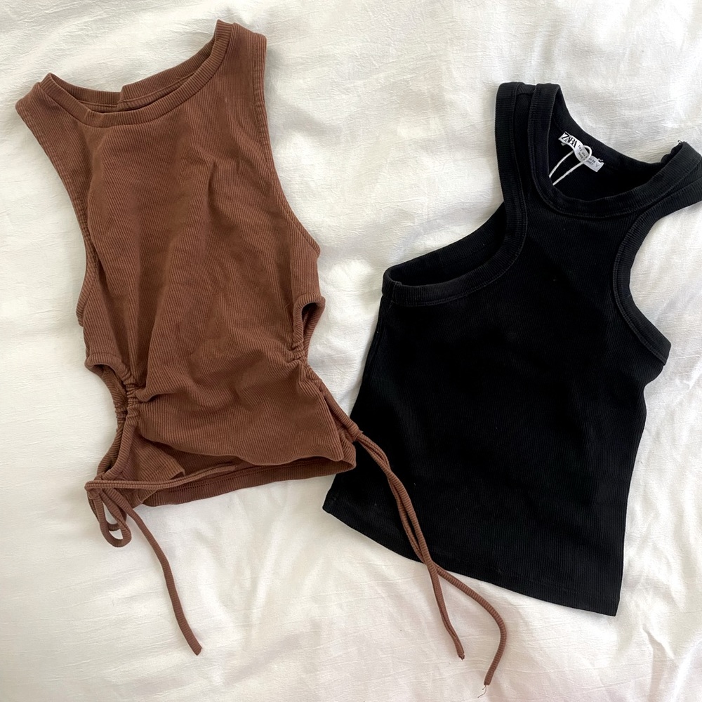 BUNDLE! 2 Zara crop tops